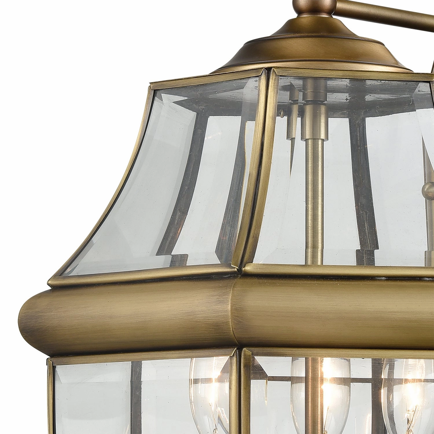 Ashford Three Light Wall Sconce Antique Brass