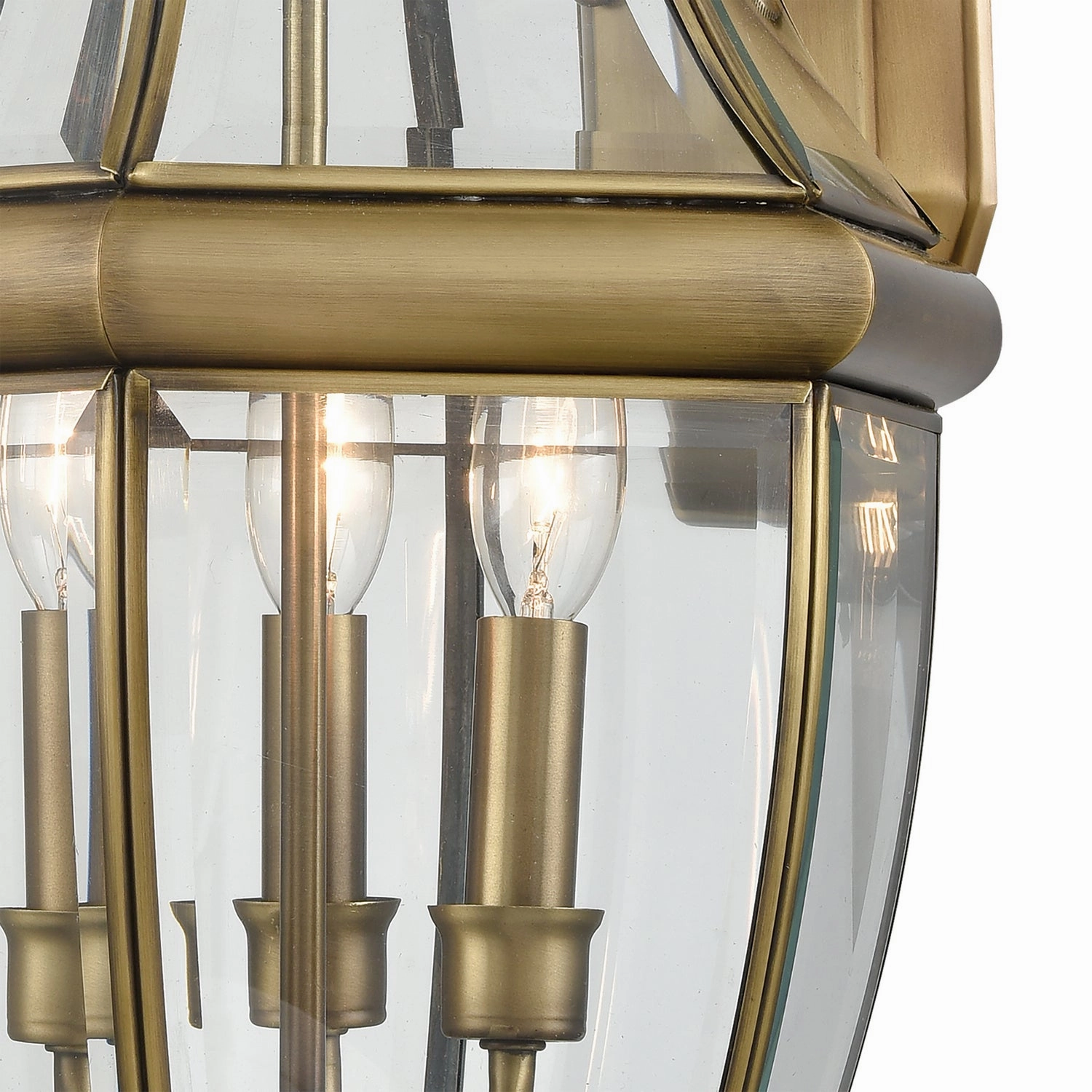 Ashford Three Light Wall Sconce Antique Brass