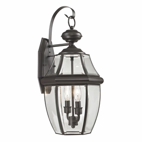 Ashford Two Light Outdoor Wall Sconce Oil Rubbed BronzeOutdoor wall sconces with motion sensor