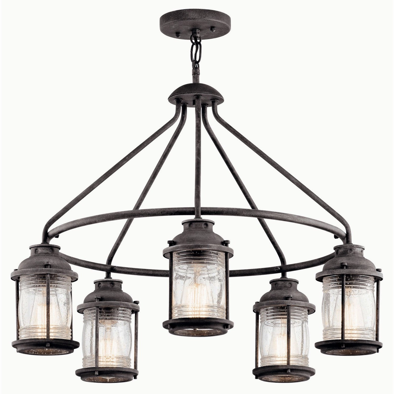 Ashland Bay Outdoor ChandelierWeatherproof outdoor lighting
