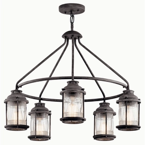 Ashland Bay Outdoor ChandelierWeatherproof outdoor lighting