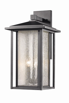 Aspen Three Light Outdoor Wall Light BlackOutdoor wall sconces with motion sensor