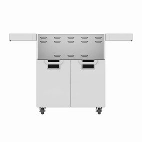 Aspire by Hestan 30-Inch Double Door Tower Cart ECD30-BKStainless steel BBQ tool set