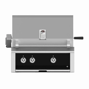 Aspire by Hestan 30-Inch Liquid Propane Gas Grill, with Burner,Sear and Rotisserie EMBR30-LP-BK compact BBQ grill for small spaces