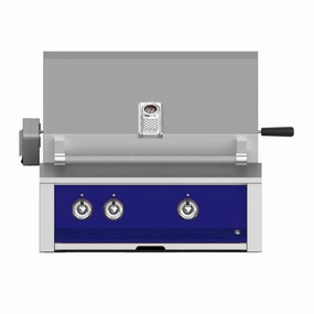 Aspire by Hestan 30-Inch Liquid Propane Gas Grill, with Burner,Sear and Rotisserie EMBR30-LP-DB compact BBQ grill for small spaces