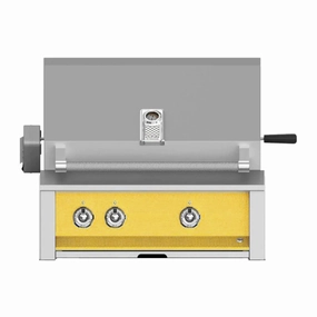 Aspire by Hestan 30-Inch Natural Gas Grill with Burners and Rotisserie EABR30-NG-YW compact BBQ grill for small spaces
