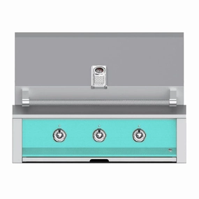 Aspire by Hestan 36-inch Liquid Propane Gas Grill with Burner and Sear EMB36-LP-TQ compact BBQ grill for small spaces