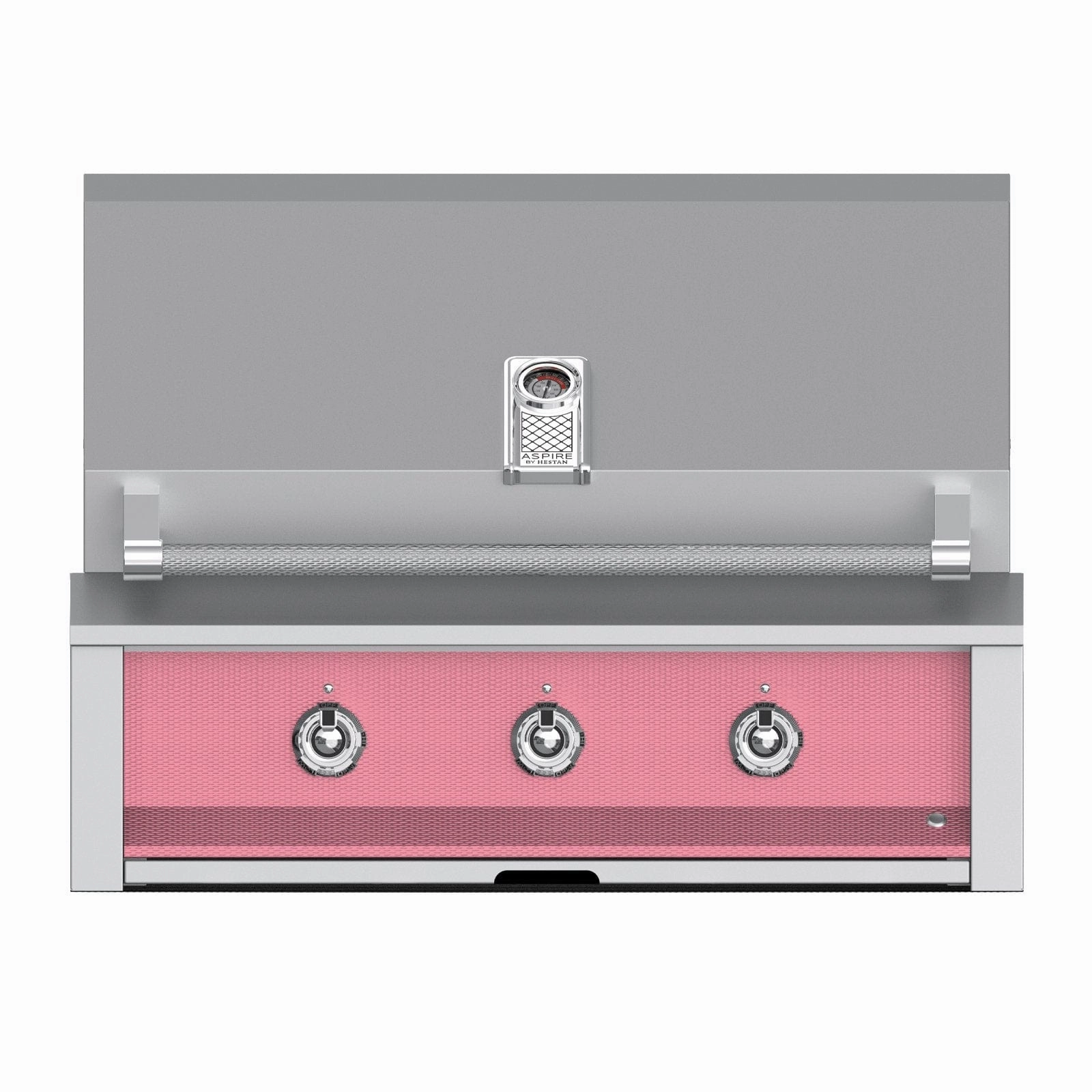 Aspire by Hestan 36-inch Liquid Propane Grill with 3 Burners EAB36-LP-PK stainless steel BBQ grill with side table
