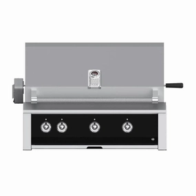 Aspire by Hestan 36-Inch Liquid Propane Grill with Burner,Sear and Rotisserie EMBR36-LP-BK compact BBQ grill for small spaces