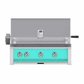 Aspire by Hestan 36-Inch Liquid Propane Grill with Burner,Sear and Rotisserie EMBR36-LP-TQ compact BBQ grill for small spaces