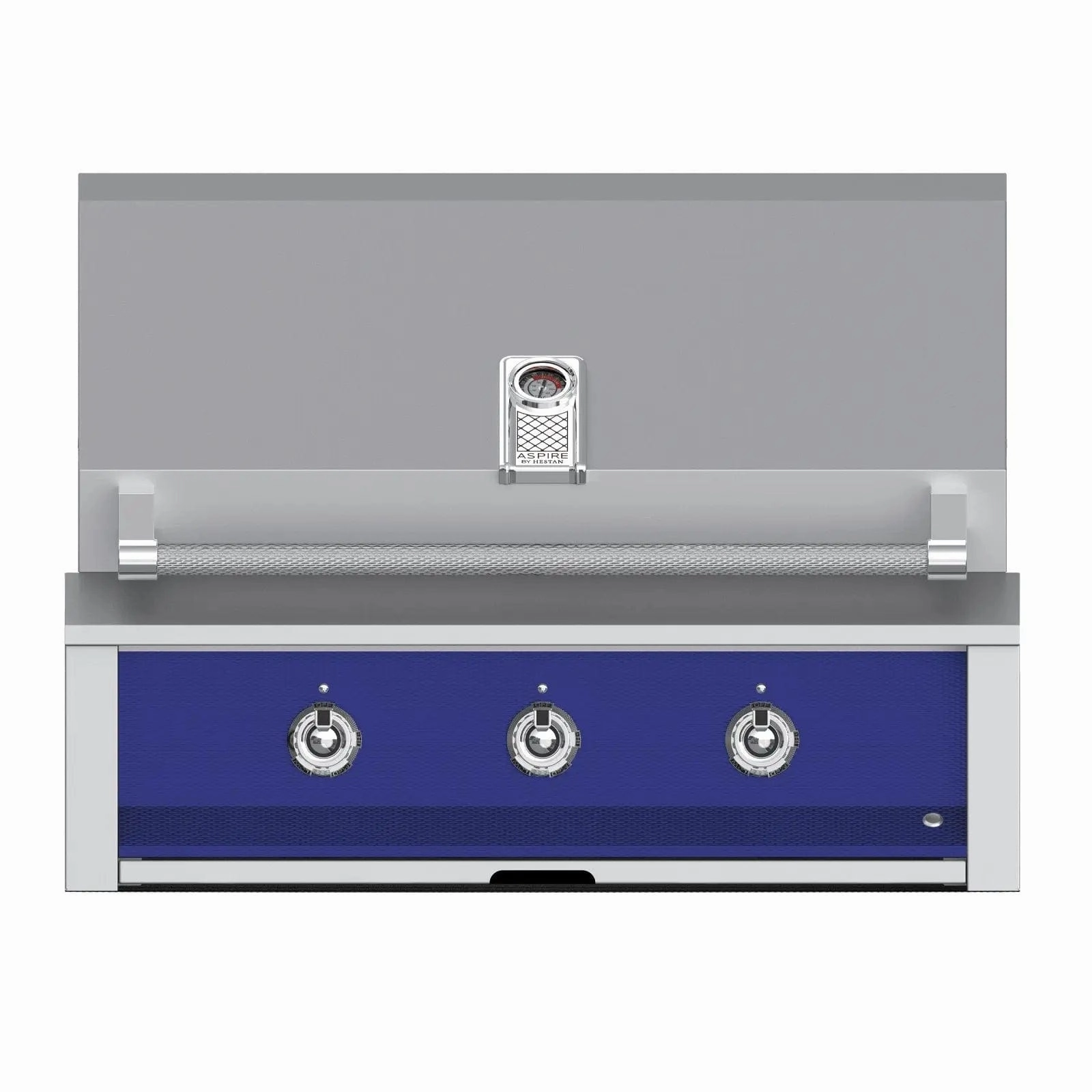 Aspire by Hestan 36-Inch Natural Gas Grill with 3 U Burners EAB36-NG-BU stainless steel BBQ grill with side table