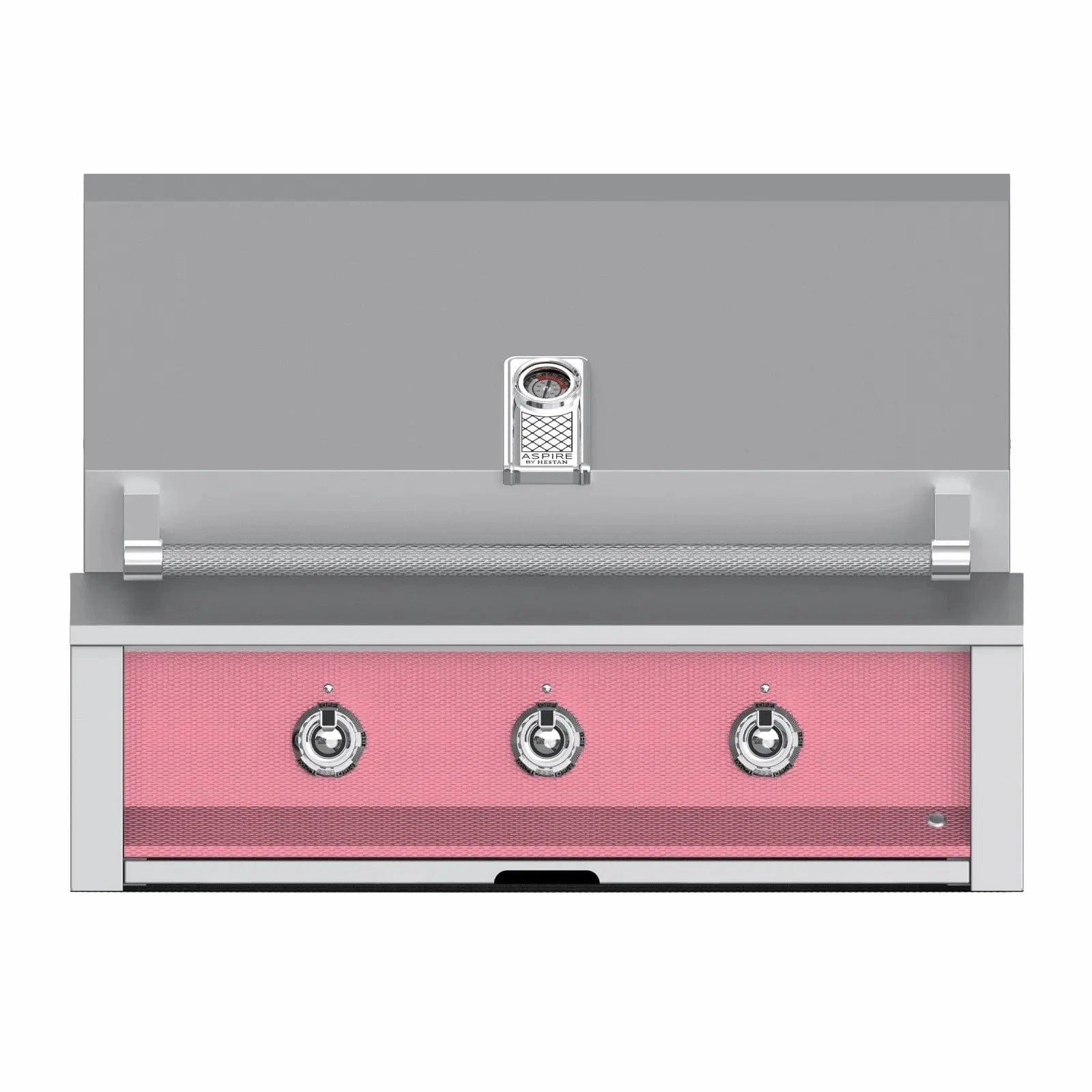 Aspire by Hestan 36-Inch Natural Gas Grill with 3 U Burners EAB36-NG-PK stainless steel BBQ grill with side table