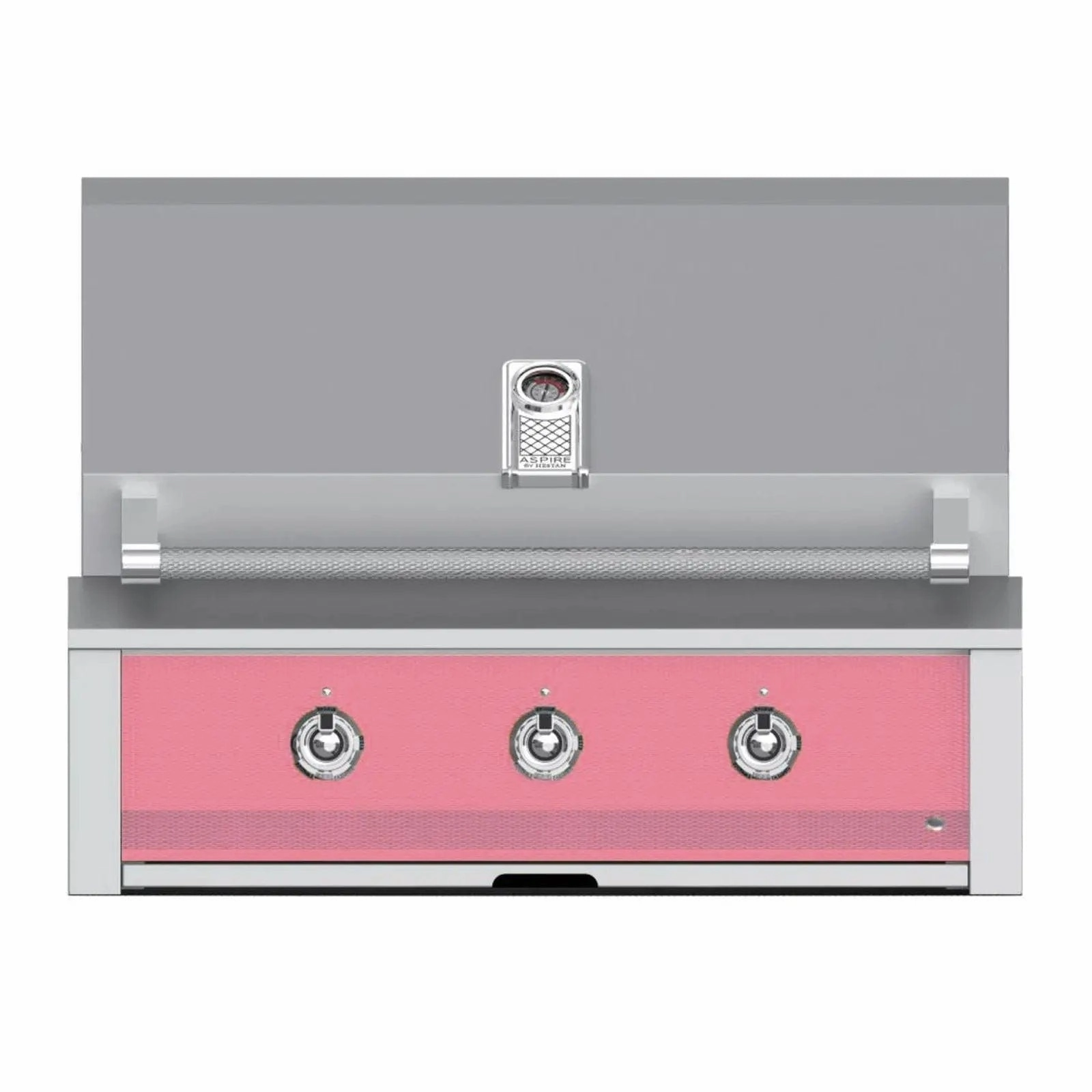 Aspire by Hestan 36-Inch Natural Gas Grill with Dual Burner and Sear EMB36-NG-PK stainless steel BBQ grill with side table