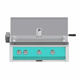 Aspire by Hestan 36-Inch Natural Gas Grill with U-Burners and Rotisserie EABR36-NG-TQ compact BBQ grill for small spaces