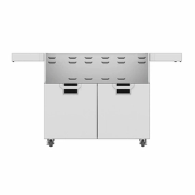 Aspire by Hestan 42-Inch Black Double Door Cart ECD42-BKStainless steel BBQ tool set