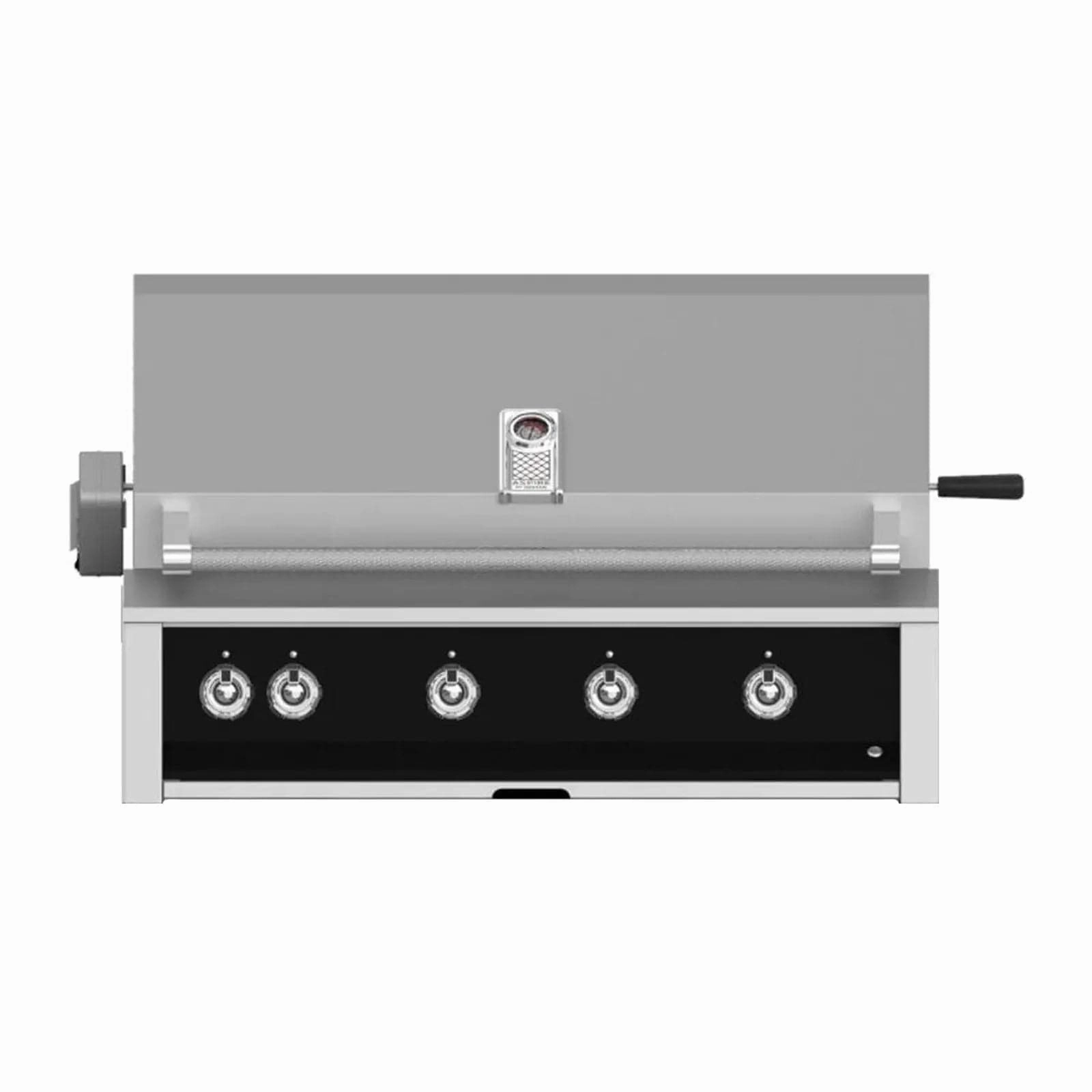 Aspire by Hestan 42-Inch Liquid Propane Gas Grill with Burner ,Sear and Rotisserie EMBR42-LP-BK compact BBQ grill for small spaces