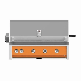 Aspire by Hestan 42-Inch Liquid Propane Gas Grill with Burner ,Sear and Rotisserie EMBR42-LP-OR compact BBQ grill for small spaces