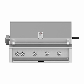 Aspire by Hestan 42 inch Liquid Propane Grill with 4 U-Burners and Rotisserie EABR42-LP compact BBQ grill for small spaces