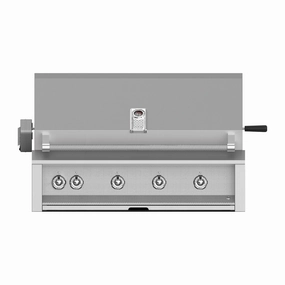 Aspire by Hestan 42-Inch Natural Gas Grill with 4 U-Burners and Rotisserie EABR42-NG compact BBQ grill for small spaces