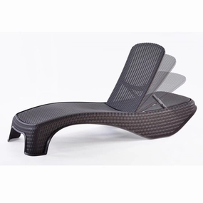 Atlantic Outdoor Sun Lounger Brownoutdoor chair for garden and patio