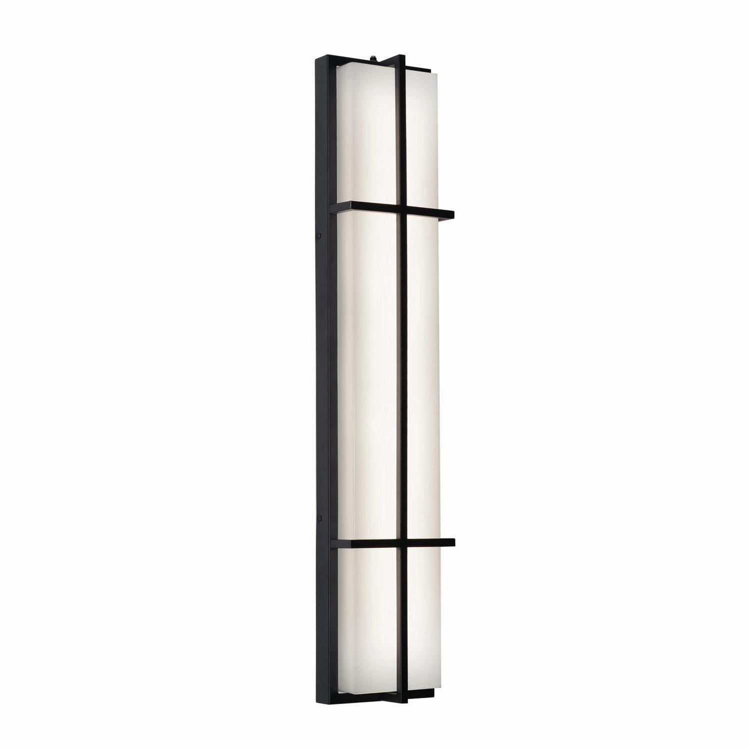 August LED Outdoor Lantern BlackOutdoor wall sconces with motion sensor