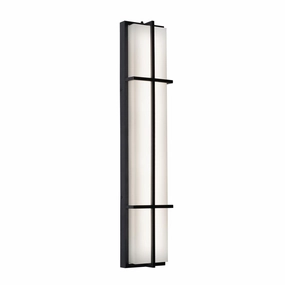 August LED Outdoor Lantern BlackOutdoor wall sconces with motion sensor