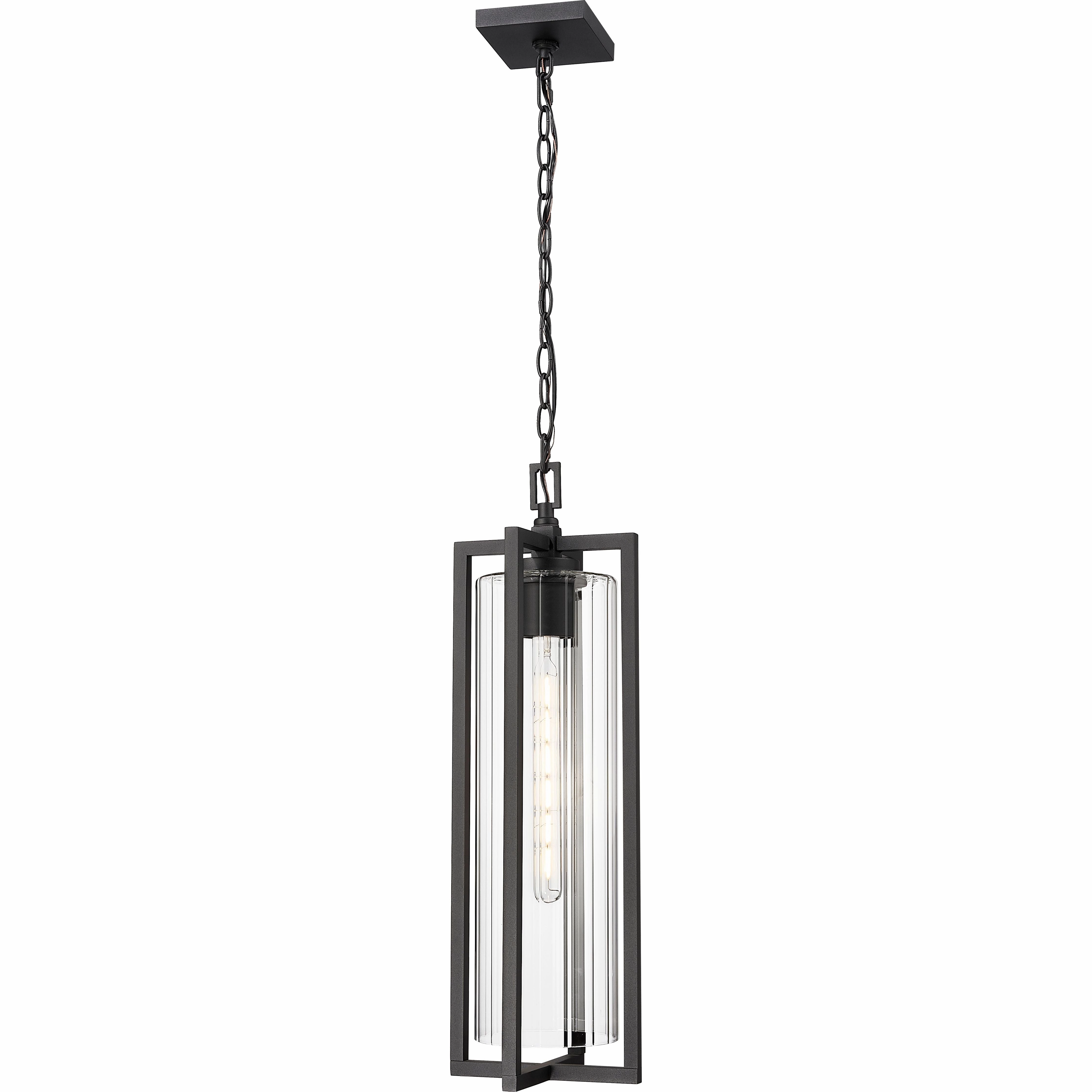Aura 1-Light Outdoor Chain Mount Ceiling FixtureWeatherproof outdoor lighting