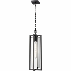 Aura 1-Light Outdoor Chain Mount Ceiling FixtureWeatherproof outdoor lighting