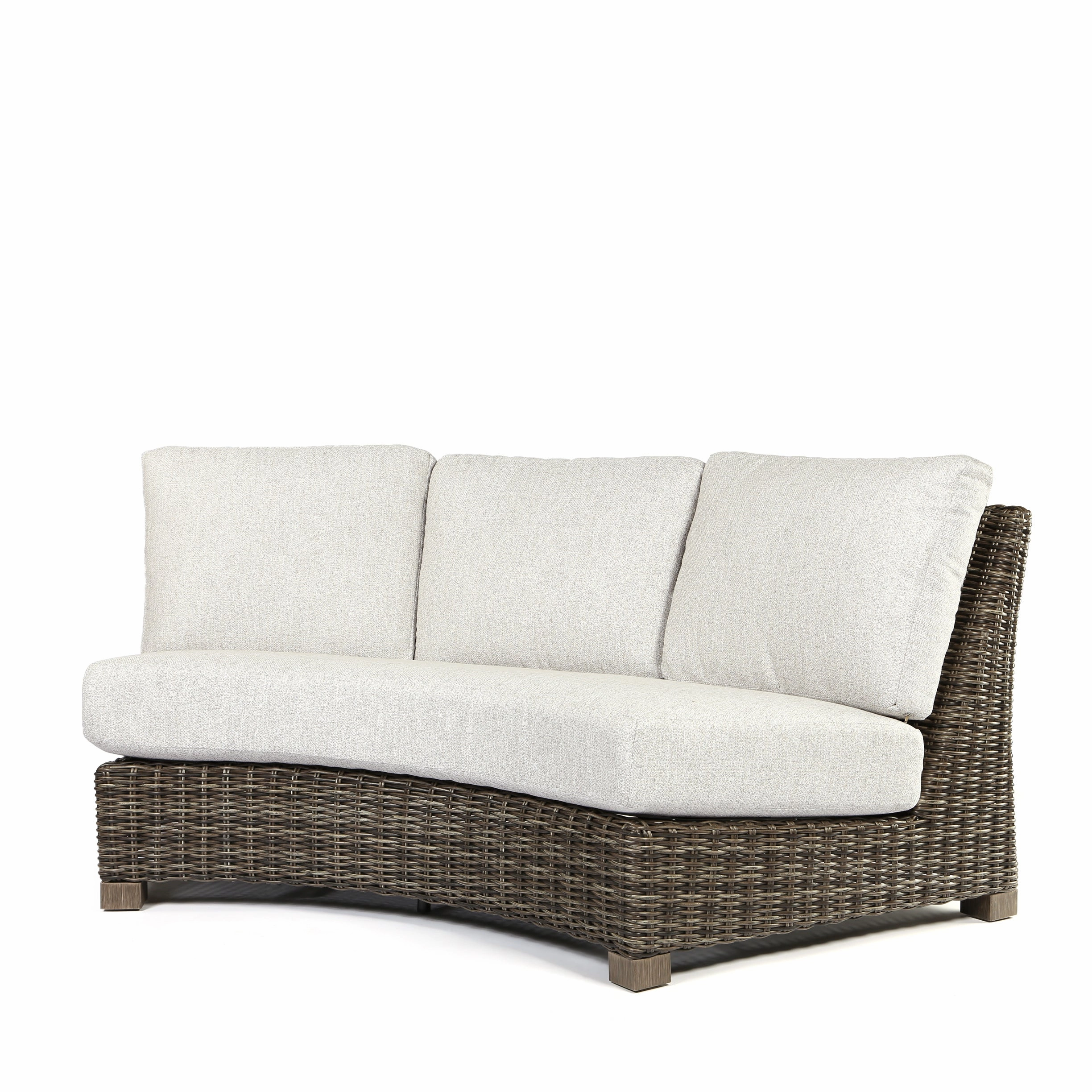 Avallon Curved Sofa Sectionwaterproof wicker balcony furniture