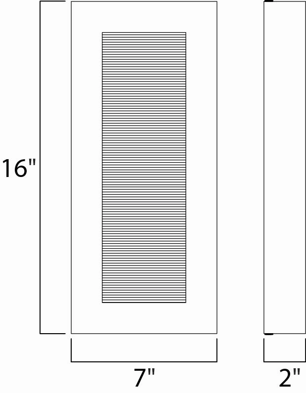 Avenue LED LED Outdoor Wall Sconce Architectural Bronze