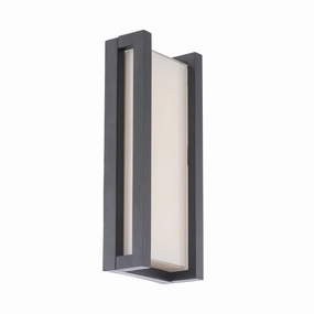 Axel LED Wall Light BlackOutdoor wall sconces with motion sensor