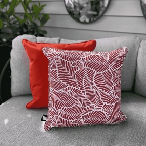 B Cushion Oasis Leaf - Marsalaoutdoor garden decorative ornaments