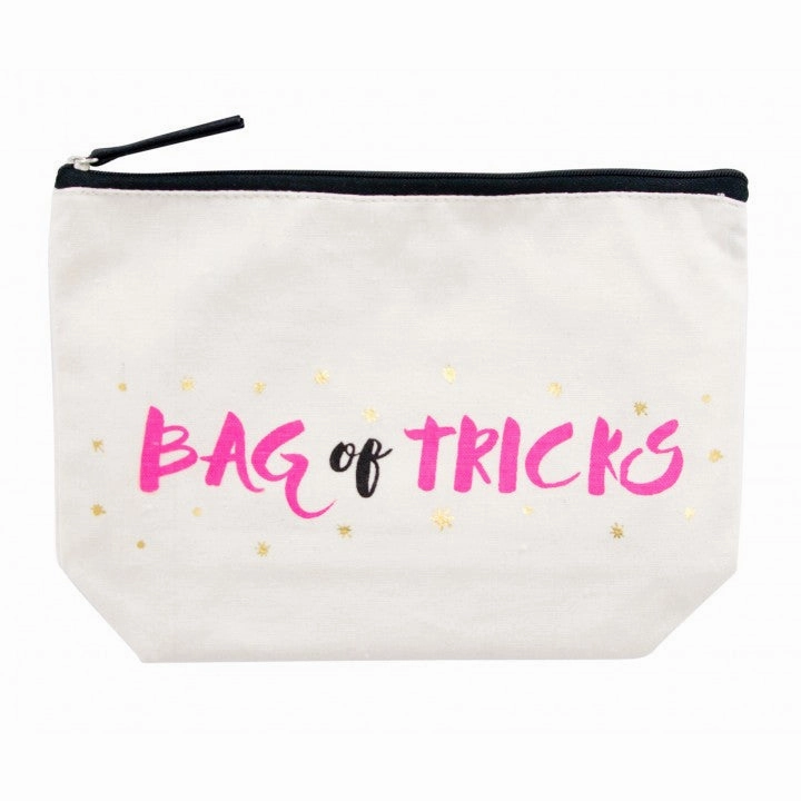 Bag Of Tricks Canvas Cosmetic Bag MustShop Sale Deal of the Day