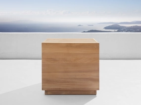Bal Harbour Outdoor Teak End Tableoutdoor coffee table for patio or lounge