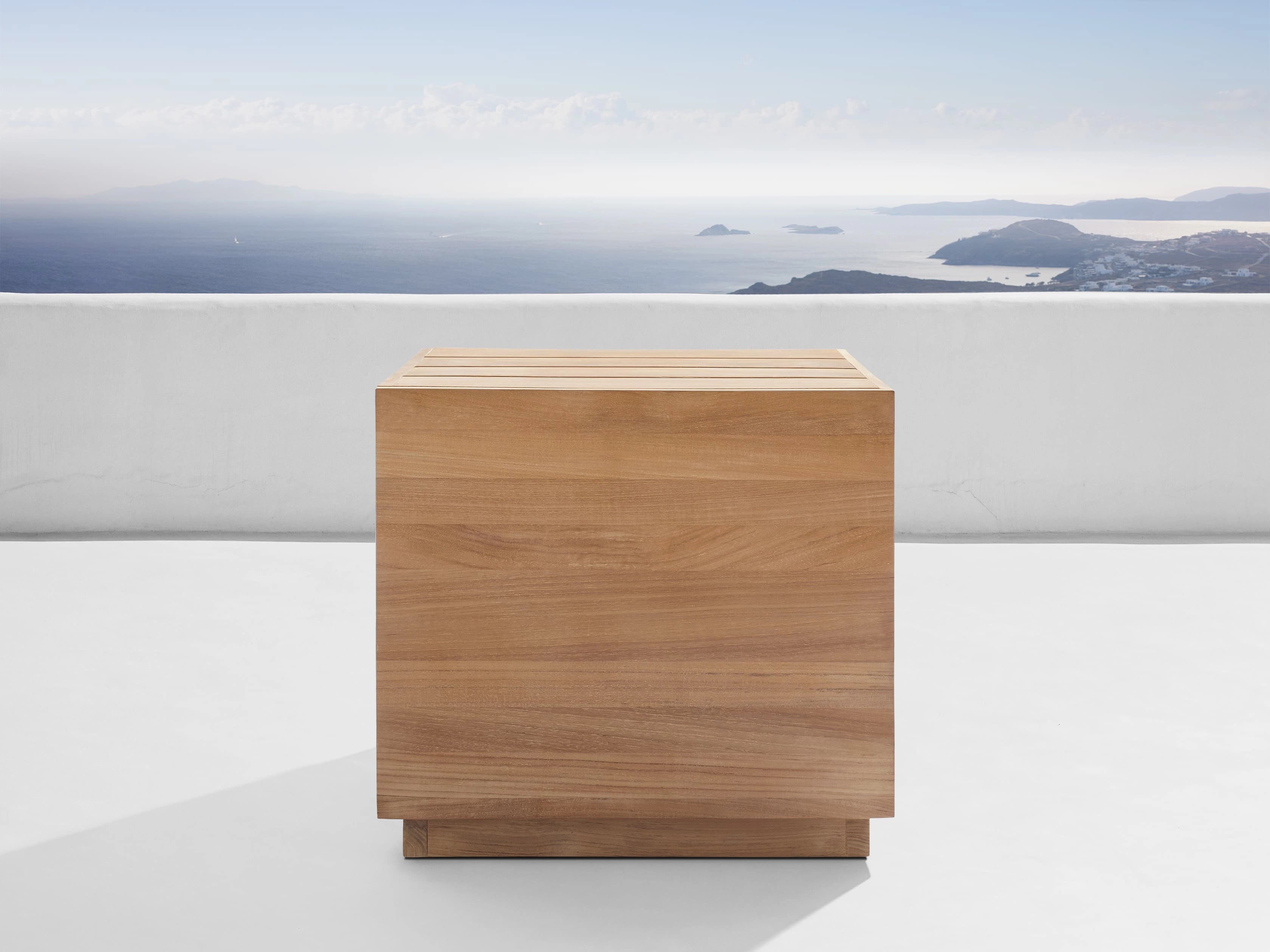 Bal Harbour Outdoor Teak End Tableoutdoor coffee table for patio or lounge