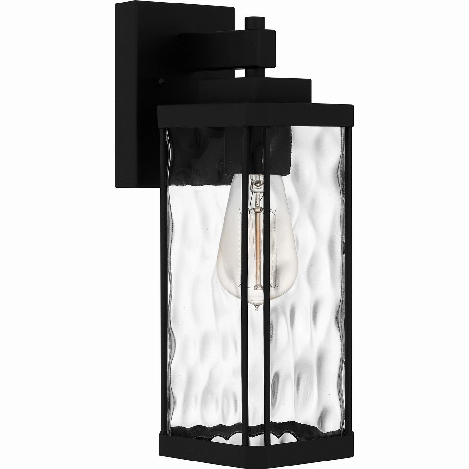 Balchier One Light Outdoor Wall Mount Matte Black