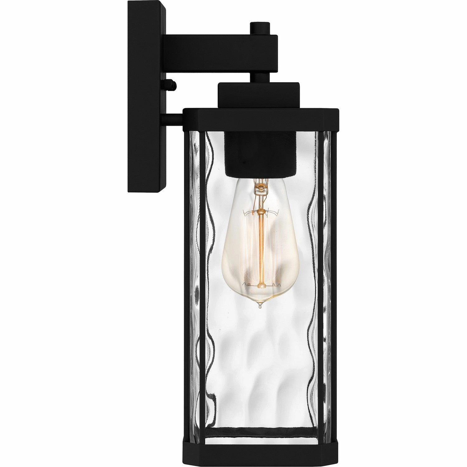 Balchier One Light Outdoor Wall Mount Matte Black