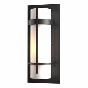 Banded One Light Outdoor Wall Sconce Coastal BlackOutdoor wall sconces with motion sensor