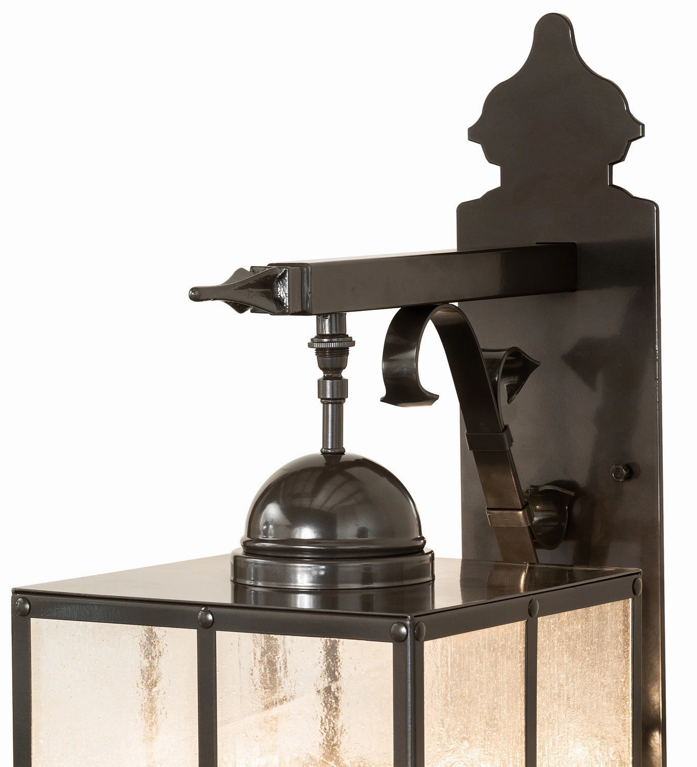Baretta Three Light Wall Sconce Exterior Oil Rubbed Bronze