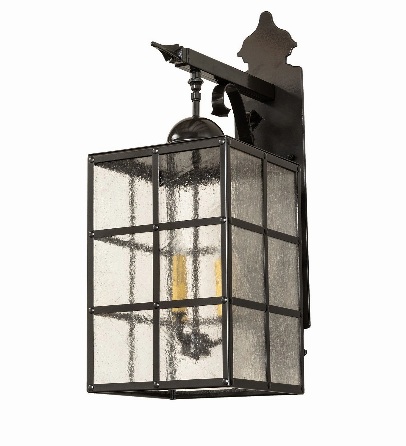 Baretta Three Light Wall Sconce Exterior Oil Rubbed Bronze
