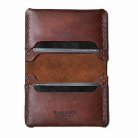 Hot Discount Deal Bark And Mill Bi-Fold Card Holder | Chocolate