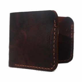 Today Only Steal Grab It Now Bark And Mill Slim Bi-Fold Wallet | Chocolate