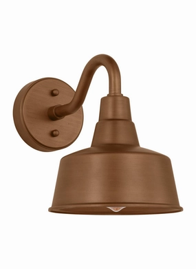 Barn Light One Light Wall Lantern Natural CopperOutdoor wall sconces with motion sensor