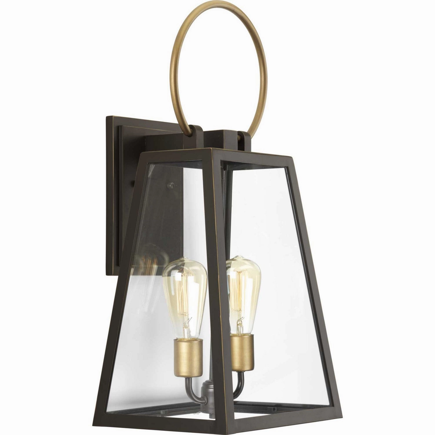 Barnett Two Light Wall Lantern Antique BronzeOutdoor wall sconces with motion sensor