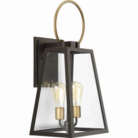 Barnett Two Light Wall Lantern Antique BronzeOutdoor wall sconces with motion sensor