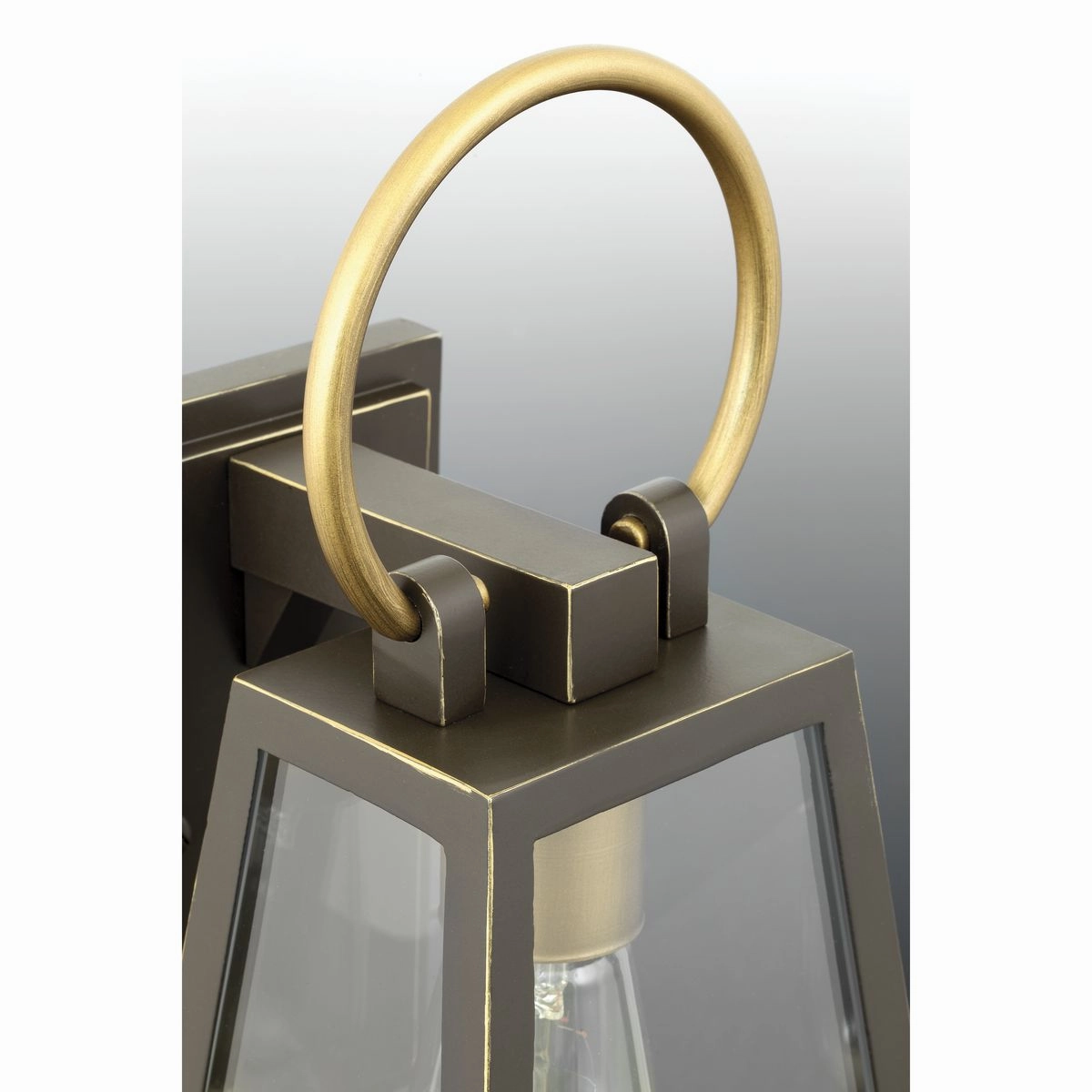Barnett Two Light Wall Lantern Antique Bronze