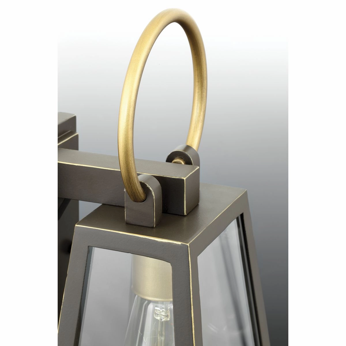 Barnett Two Light Wall Lantern Antique Bronze