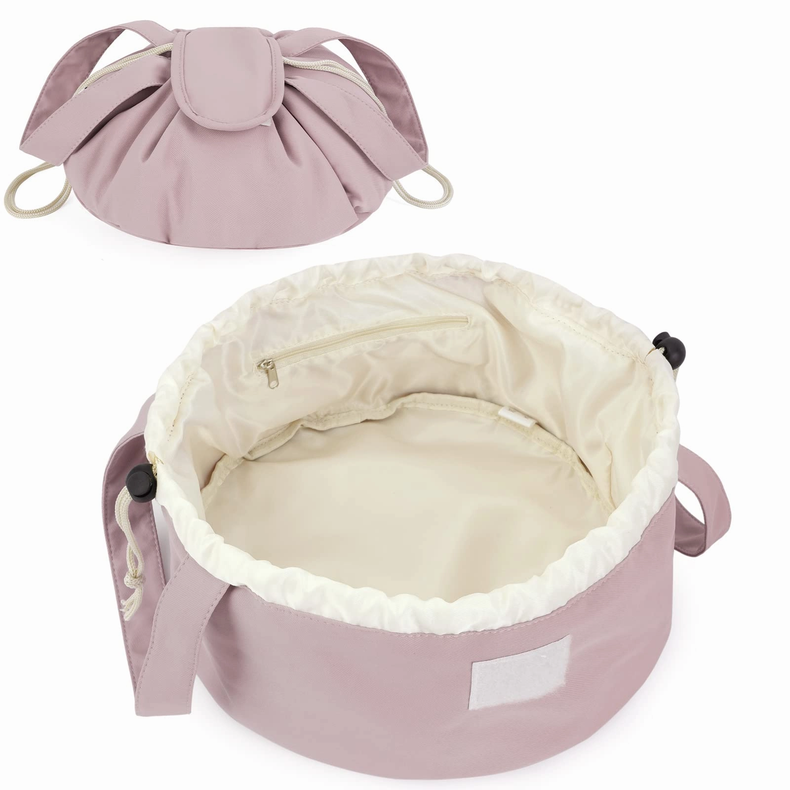 Barrel Drawstring Toiletry Makeup Bag Online Exclusive Savings