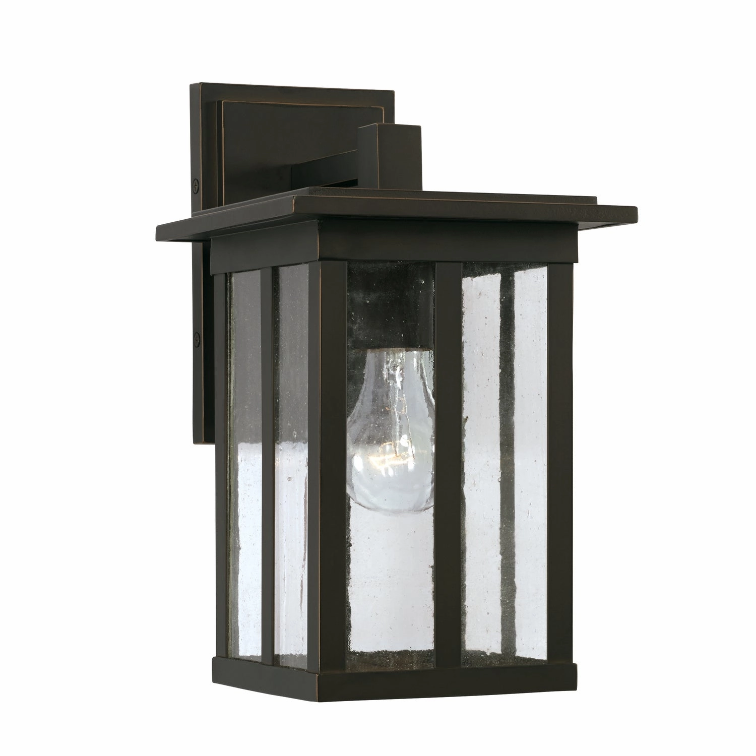 Barrett One Light Outdoor Wall Lantern Oiled BronzeOutdoor wall sconces with motion sensor