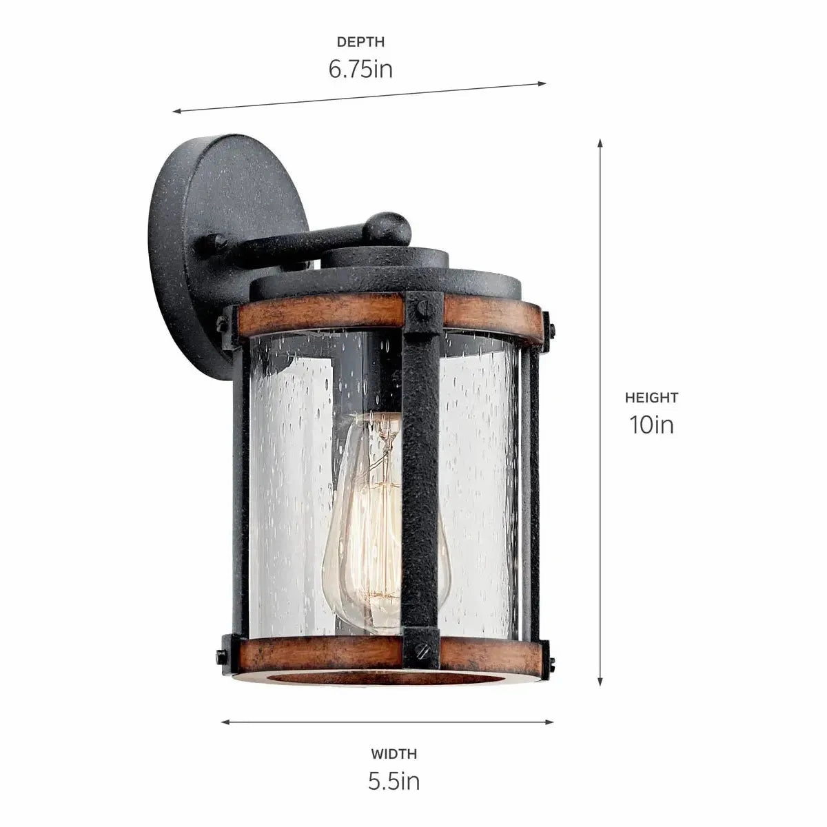 Barrington 10" 1-Light Wall Light